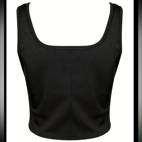 NEW Large Rhinestone Tassel Tank Top Glittery Sexy Summer - Picture 4 of 4